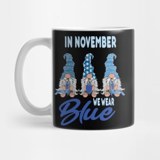 In november we wear Blue Diabetes awareness. Mug